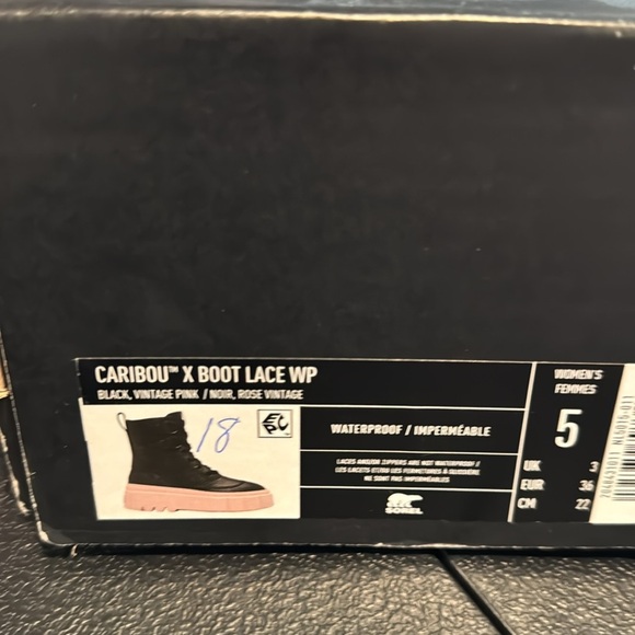 14. Sorel Women's Caribou Lace-up Wp Boots
Black and Vintage Pink Women's Boots - Picture 7 of 7